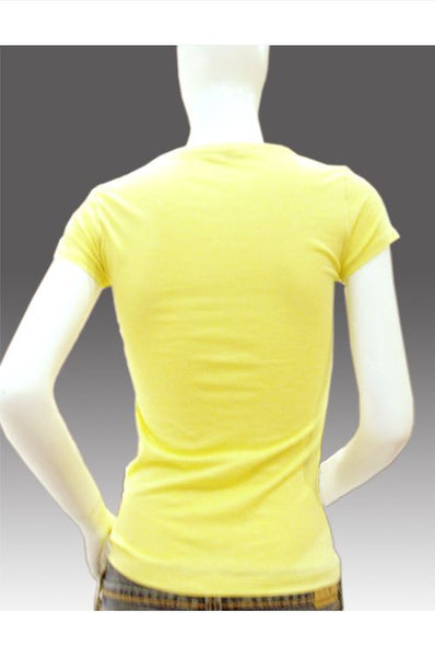 Banana Republic-Áo thun cổ tròn, tay ngắn, chữ Banana Republic màu đen trước ngực