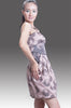 TP.HCM-BCBG Max Azria- Đầm không dây ngắn, vải thêu hoa tròn phá cách.
