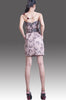 TP.HCM-BCBG Max Azria- Đầm không dây ngắn, vải thêu hoa tròn phá cách.