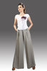 DKNY-Áo thun cổ tròn tay ngắn ngực in hình.