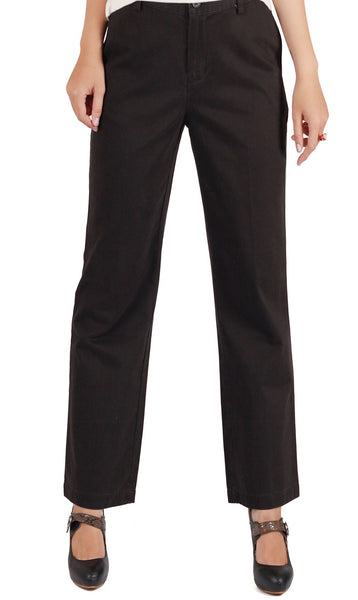 Ralph Lauren -Quần Kaki ống suông,2 túi bên hông,1 túi nhỏ trước,1 túi sau cài nút-Đen