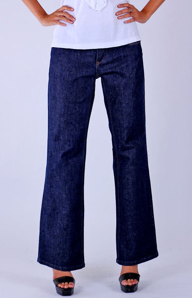 TP.HCM-Banana Republic-Quần jean dài túi sau có nắp-Xanh đậm